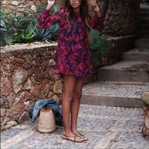 Purple & Magenta Mini Dress/Tunic